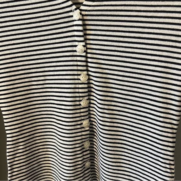 Rag & Bone the Knit Stripe Vee Cardigan XXS - Picture 7 of 10